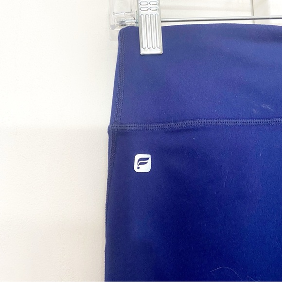 FABLETICS workout exercise color blocked mesh stripe leggings polyester knit S - Picture 4 of 7